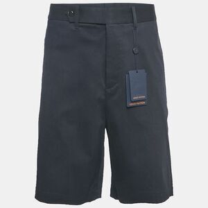 Louis Vuitton Navy Blue Cotton Short Xs